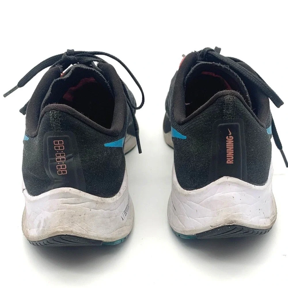 Nike Zoom‎ Pegasus 37 Mens Black Blue Red Mesh Running Shoes Sneaker BQ9646-011
